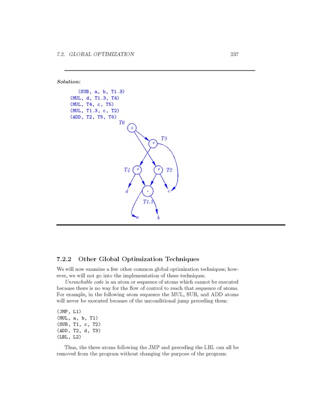Compiler Design: Theory, Tools, and Examples - Page 237